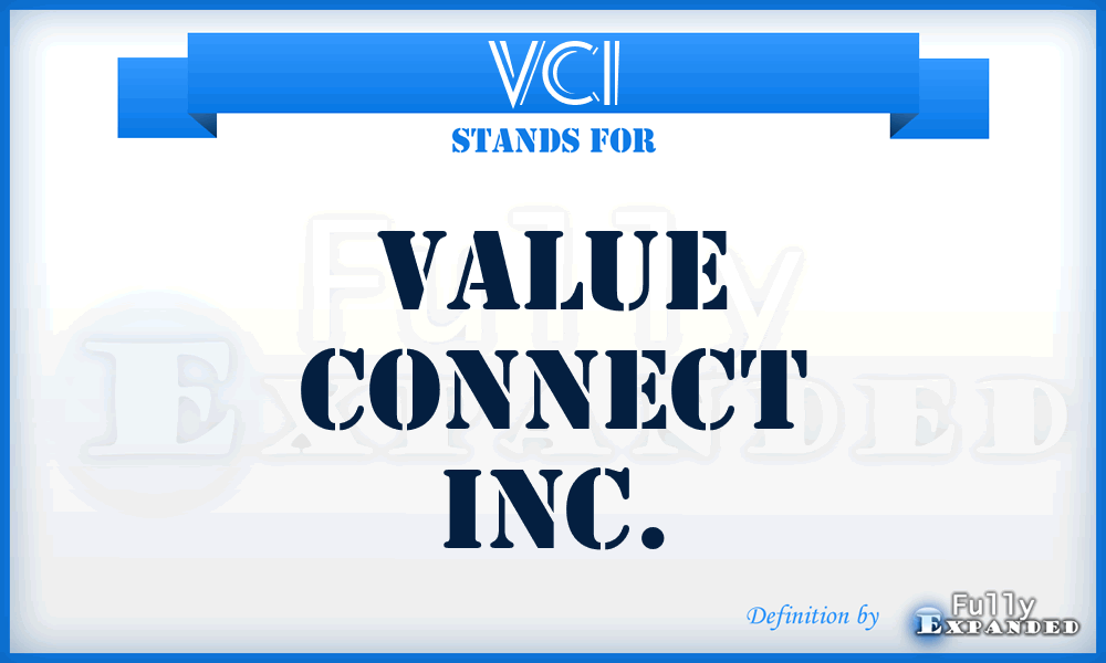 VCI - Value Connect Inc.