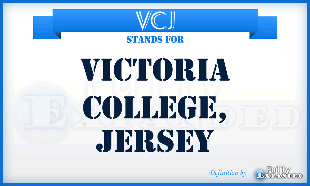 VCJ - Victoria College, Jersey