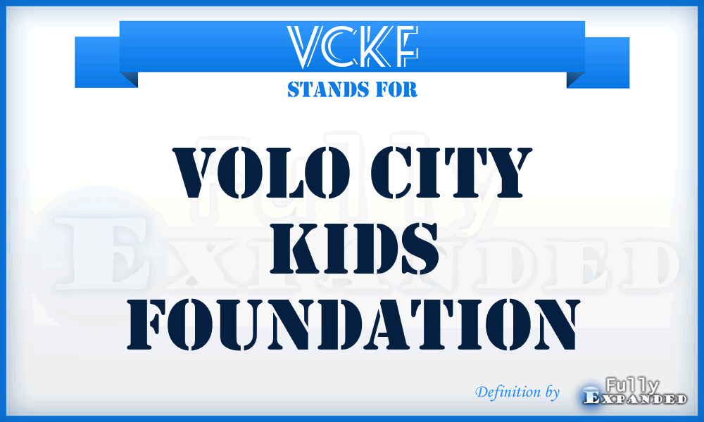 VCKF - Volo City Kids Foundation