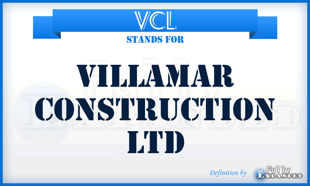 VCL - Villamar Construction Ltd