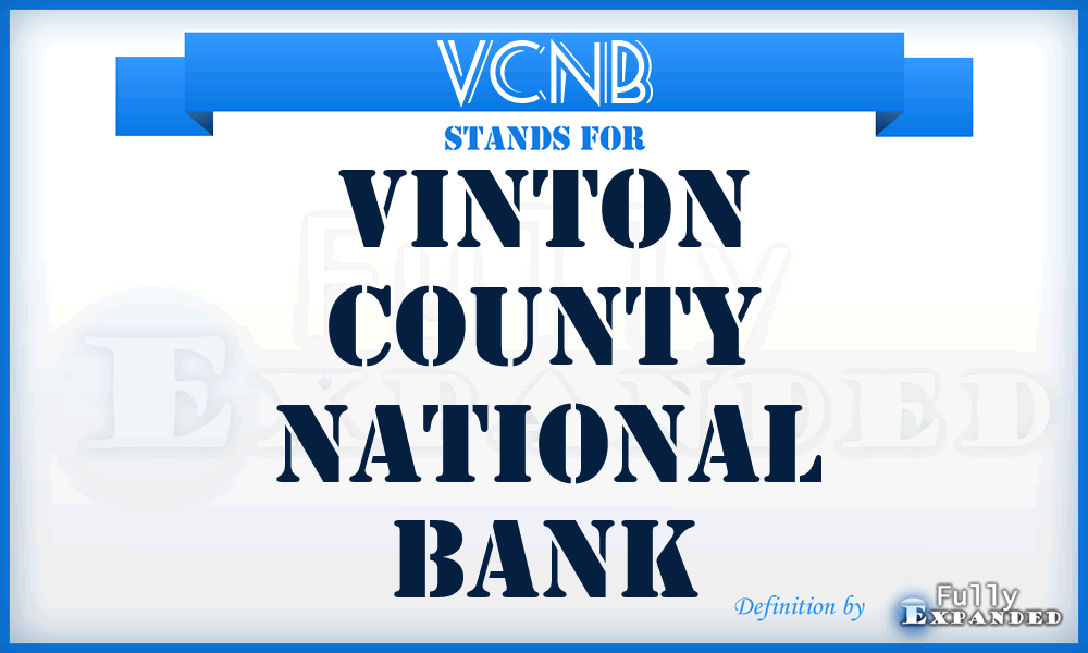 VCNB - Vinton County National Bank