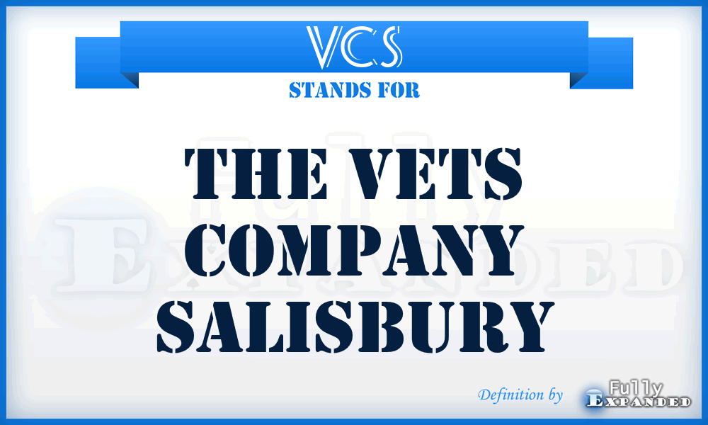 VCS - The Vets Company Salisbury