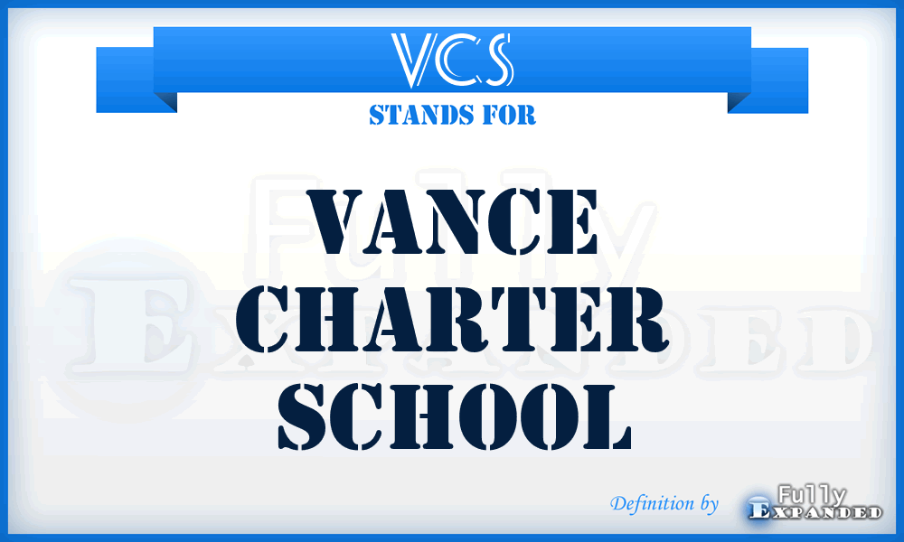 VCS - Vance Charter School