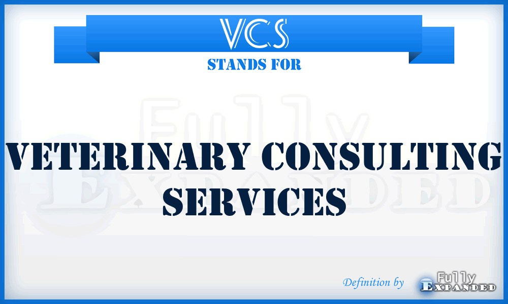 VCS - Veterinary Consulting Services