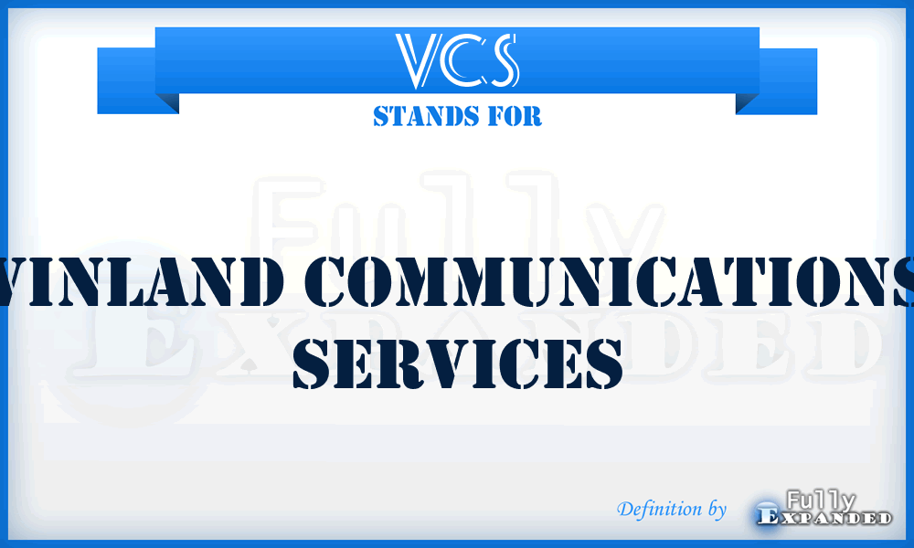 VCS - Vinland Communications Services