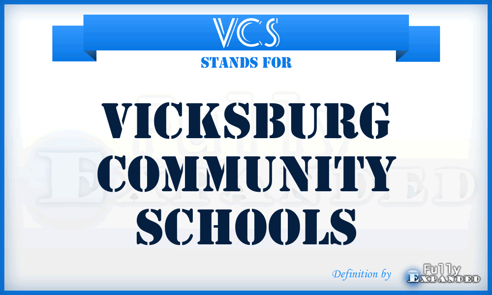 VCS - Vicksburg Community Schools