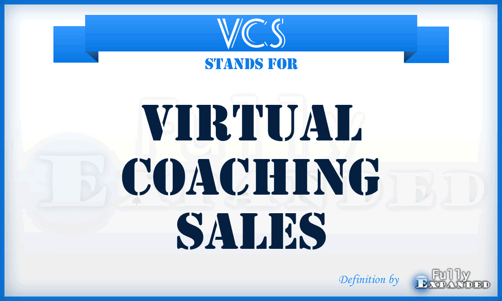 VCS - Virtual Coaching Sales