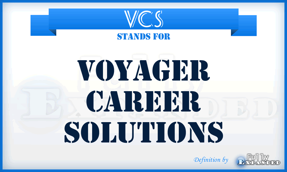 VCS - Voyager Career Solutions