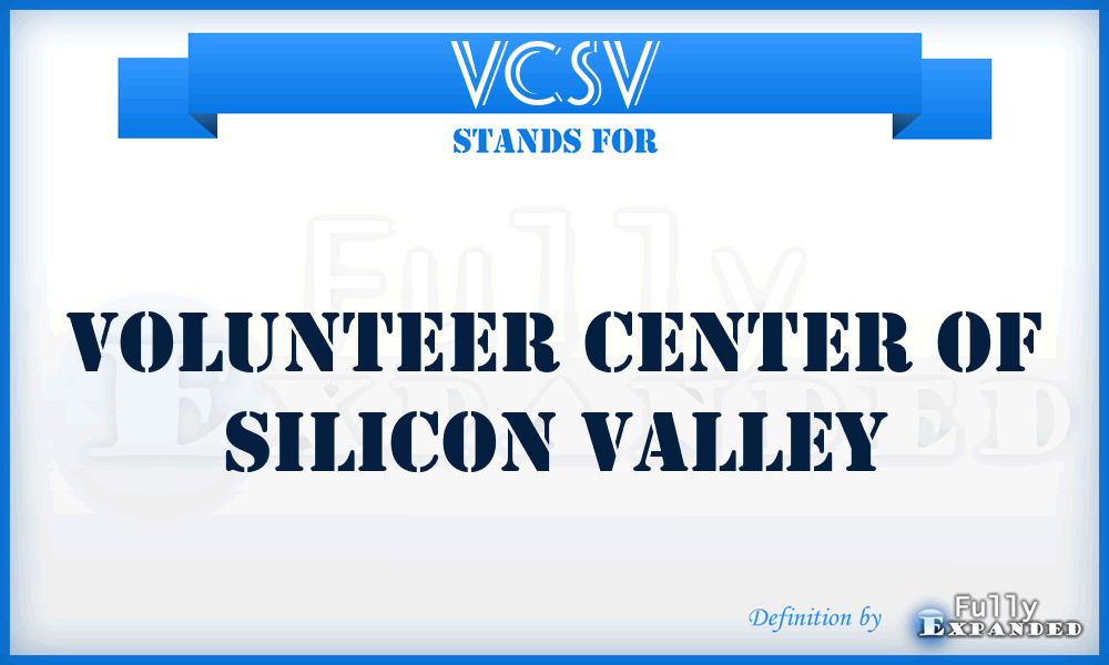 VCSV - Volunteer Center of Silicon Valley