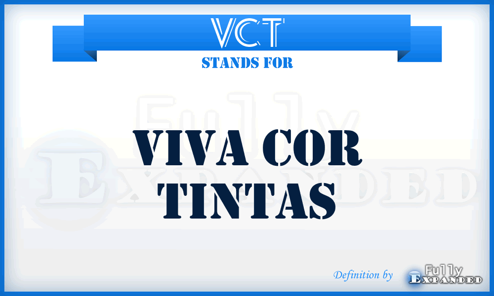 VCT - Viva Cor Tintas