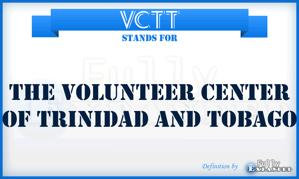 VCTT - The Volunteer Center of Trinidad and Tobago