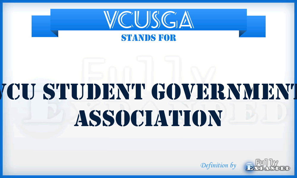 VCUSGA - VCU Student Government Association
