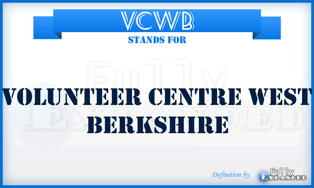 VCWB - Volunteer Centre West Berkshire