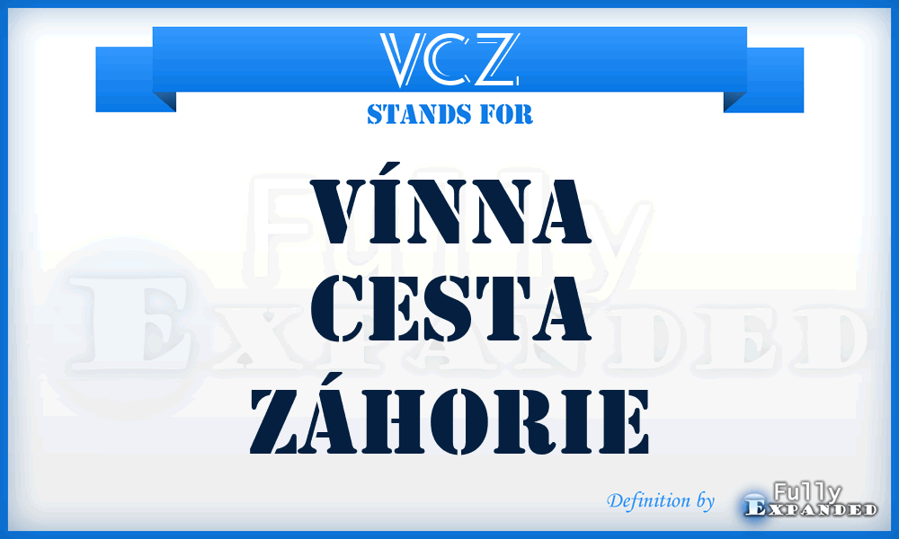 VCZ - Vínna cesta Záhorie