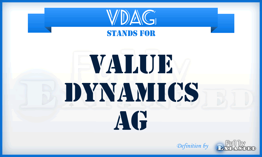 VDAG - Value Dynamics AG