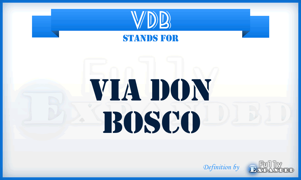 VDB - Via Don Bosco