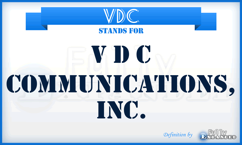 VDC - V D C Communications, Inc.