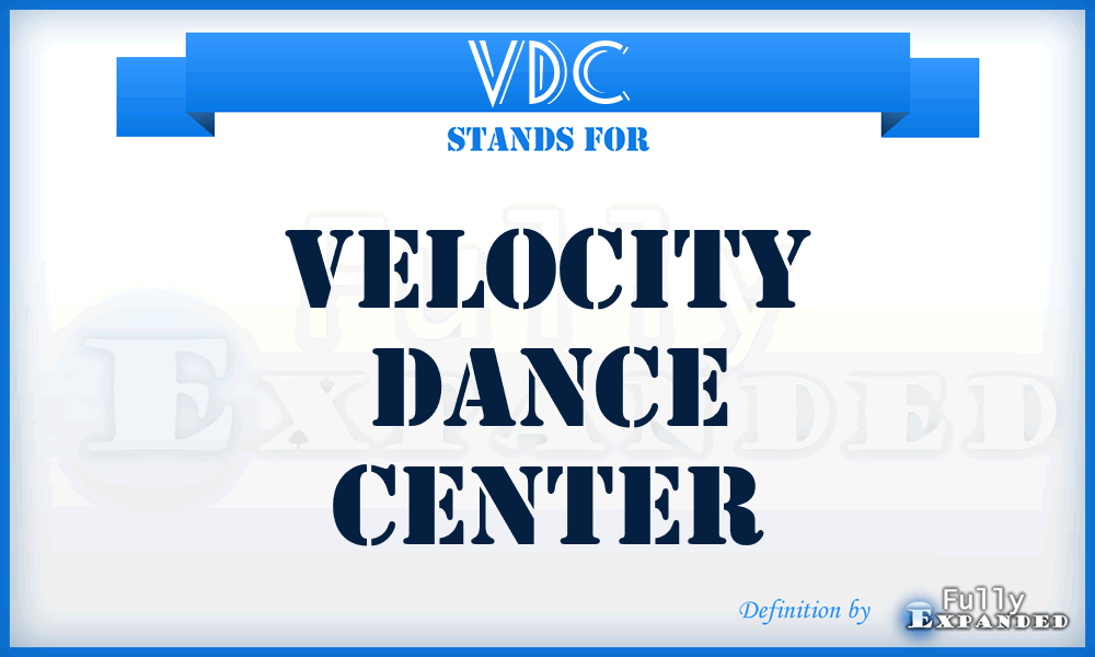 VDC - Velocity Dance Center