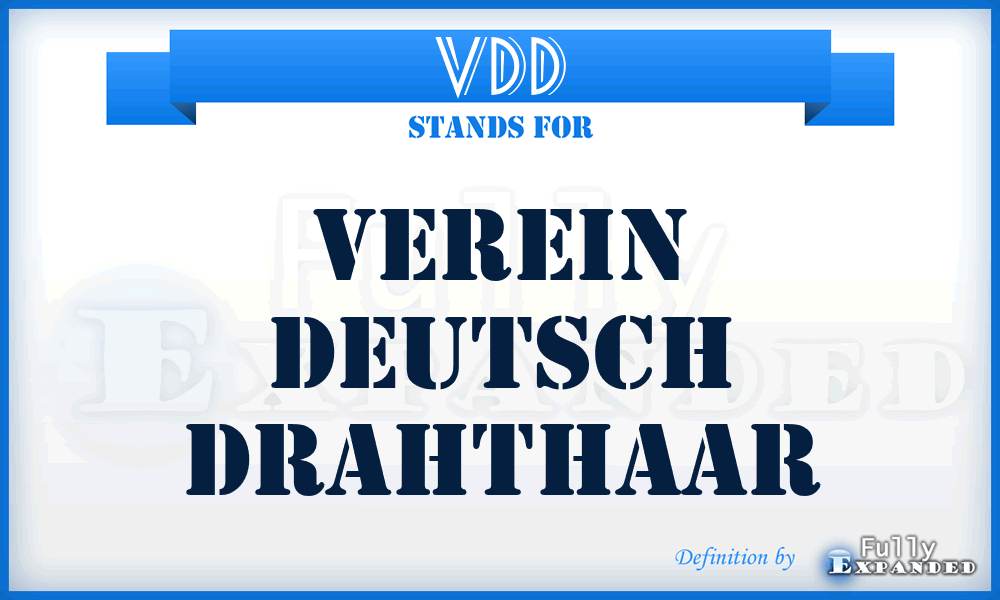 VDD - Verein Deutsch Drahthaar