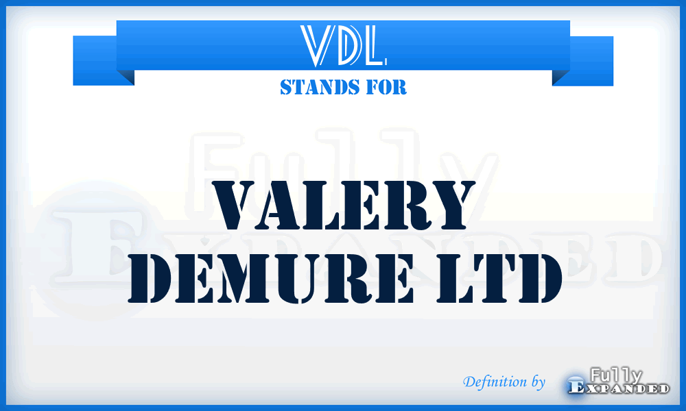 VDL - Valery Demure Ltd