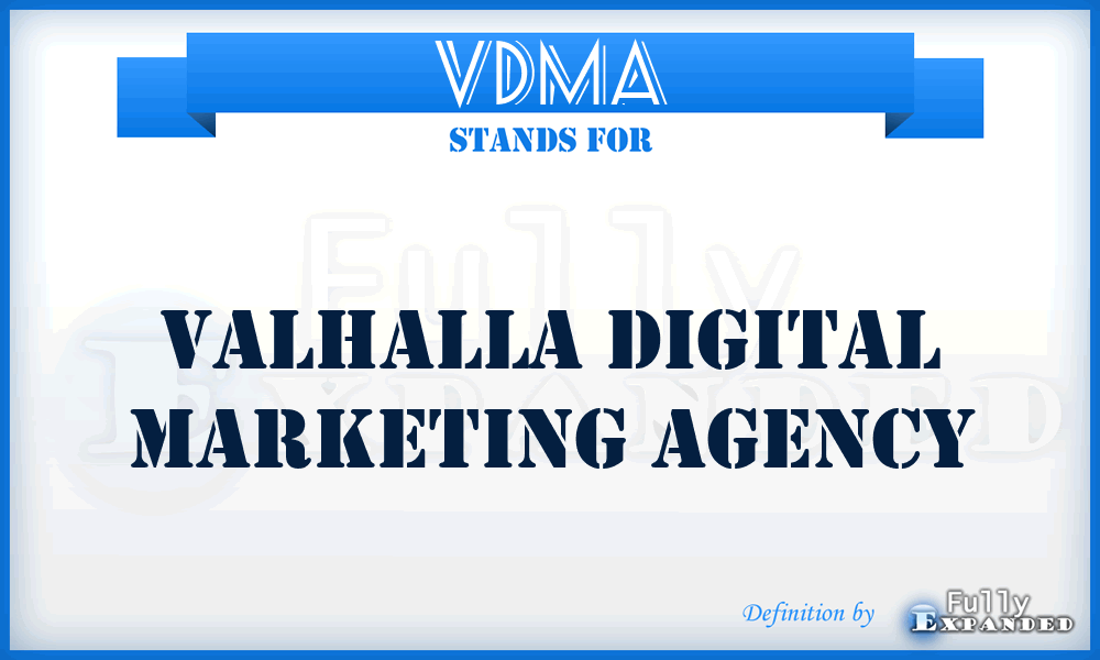 VDMA - Valhalla Digital Marketing Agency