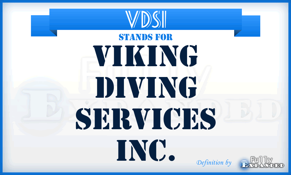 VDSI - Viking Diving Services Inc.