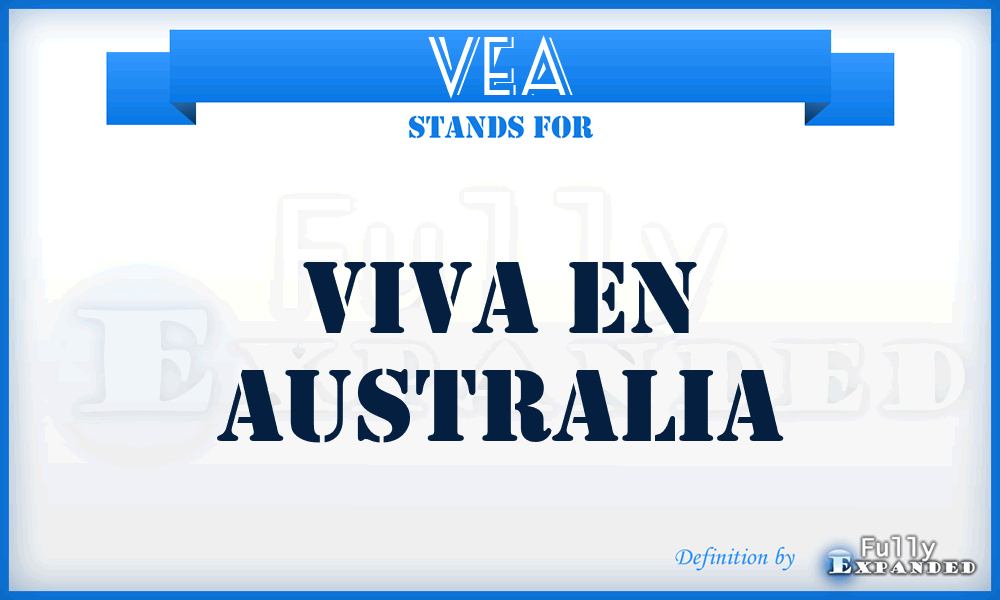 VEA - Viva En Australia