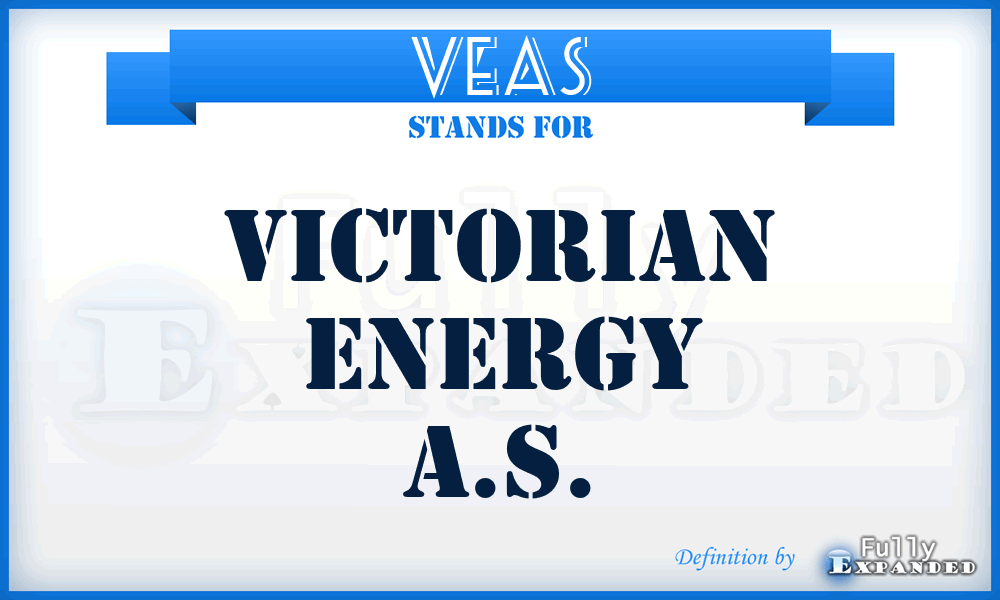 VEAS - Victorian Energy A.S.