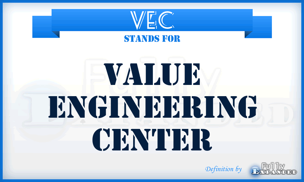VEC - Value Engineering Center