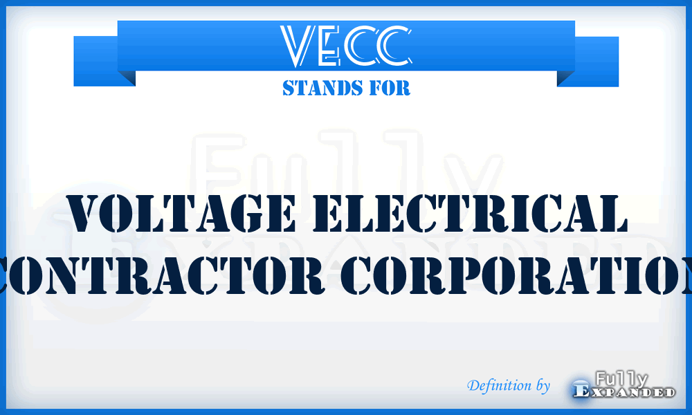 VECC - Voltage Electrical Contractor Corporation
