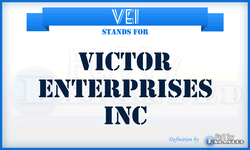 VEI - Victor Enterprises Inc