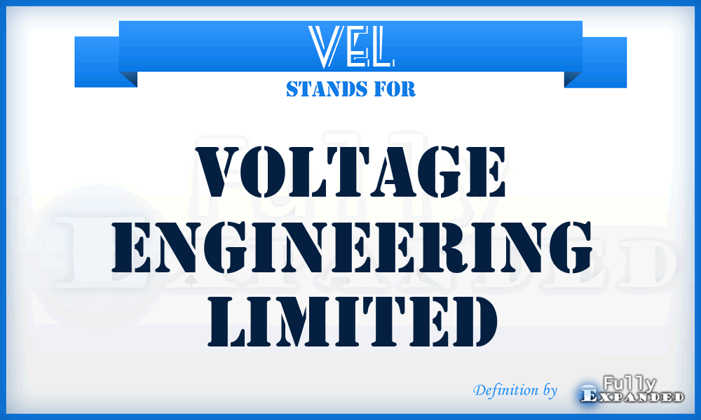 VEL - Voltage Engineering Limited