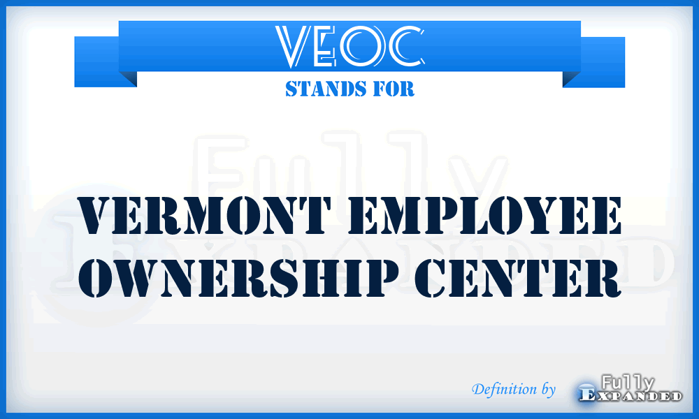 VEOC - Vermont Employee Ownership Center