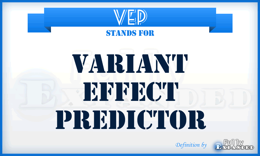 VEP - Variant Effect Predictor