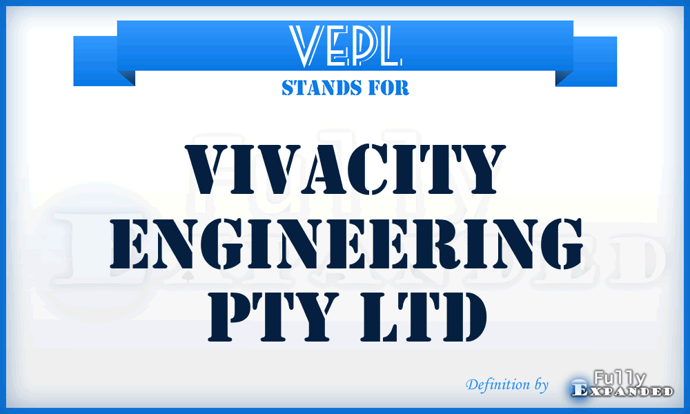 VEPL - Vivacity Engineering Pty Ltd