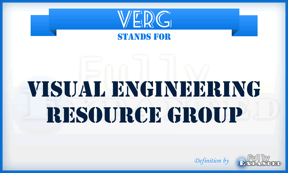 VERG - Visual Engineering Resource Group