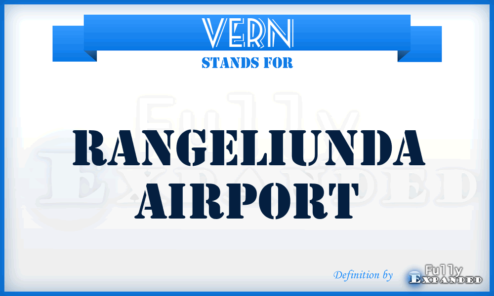 VERN - Rangeliunda airport