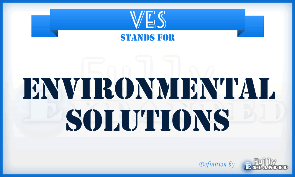 VES - Environmental Solutions