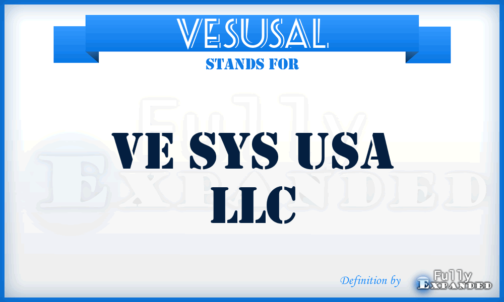 VESUSAL - VE Sys USA LLC