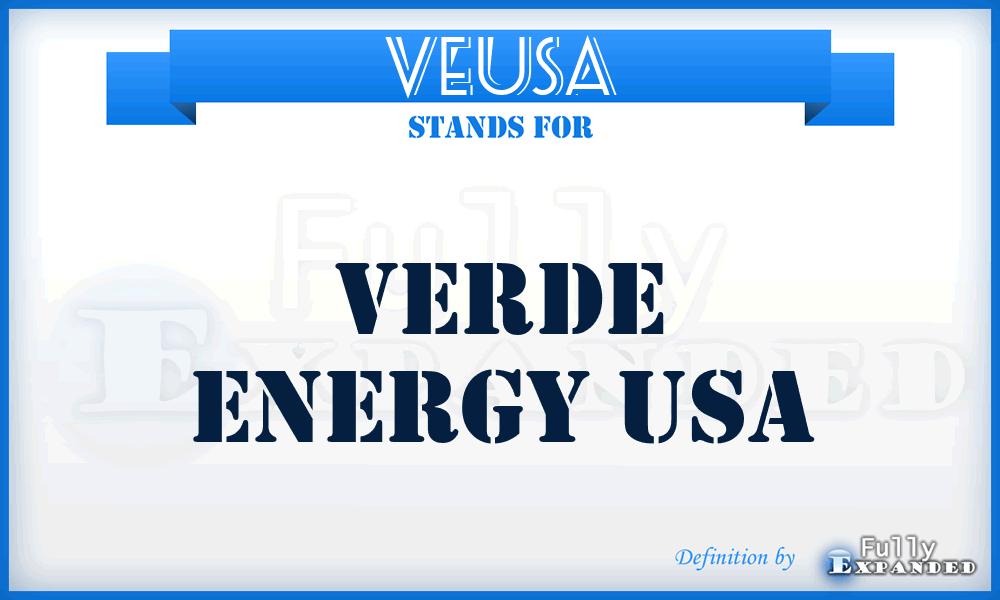 VEUSA - Verde Energy USA