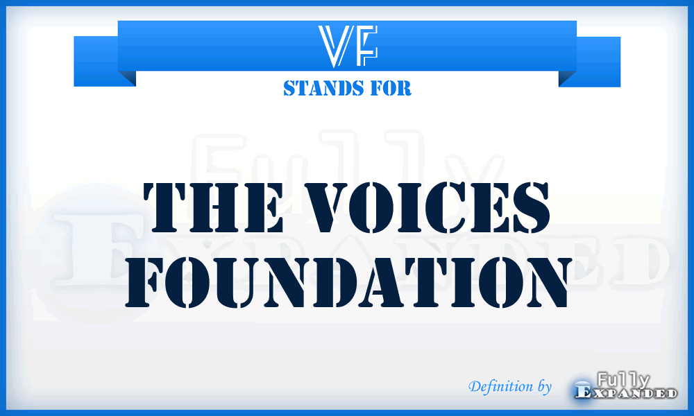 VF - The Voices Foundation