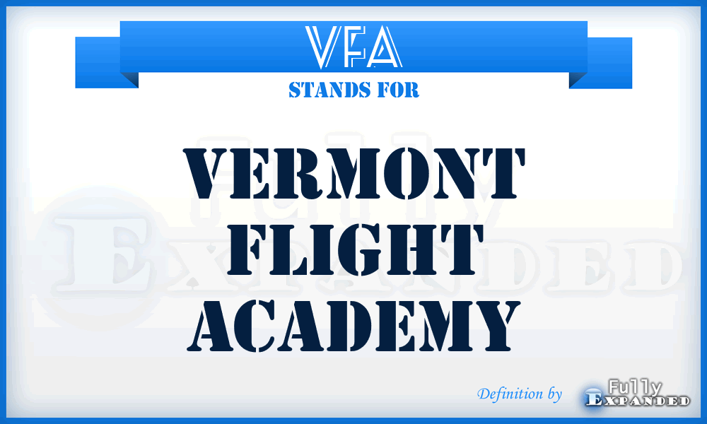 VFA - Vermont Flight Academy