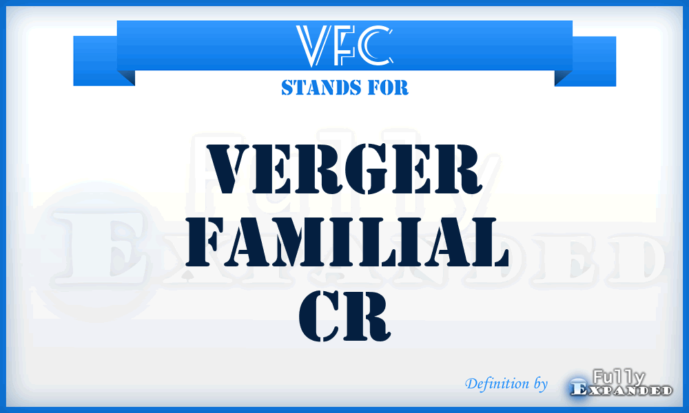 VFC - Verger Familial Cr