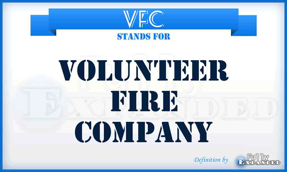 VFC - Volunteer Fire Company