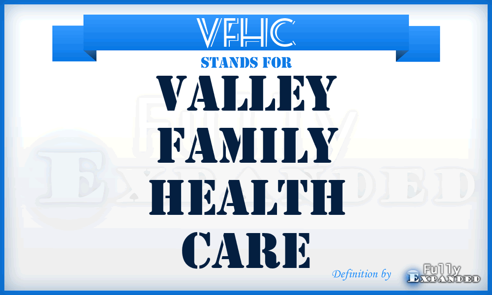 VFHC - Valley Family Health Care