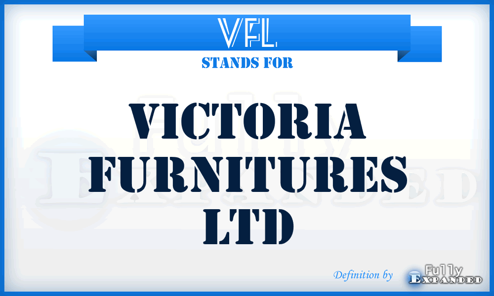 VFL - Victoria Furnitures Ltd