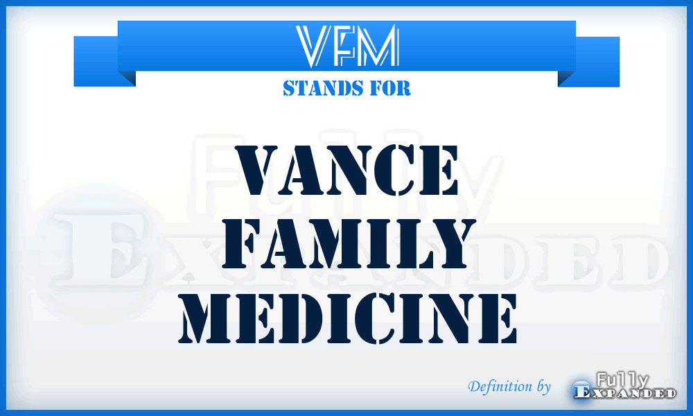 VFM - Vance Family Medicine