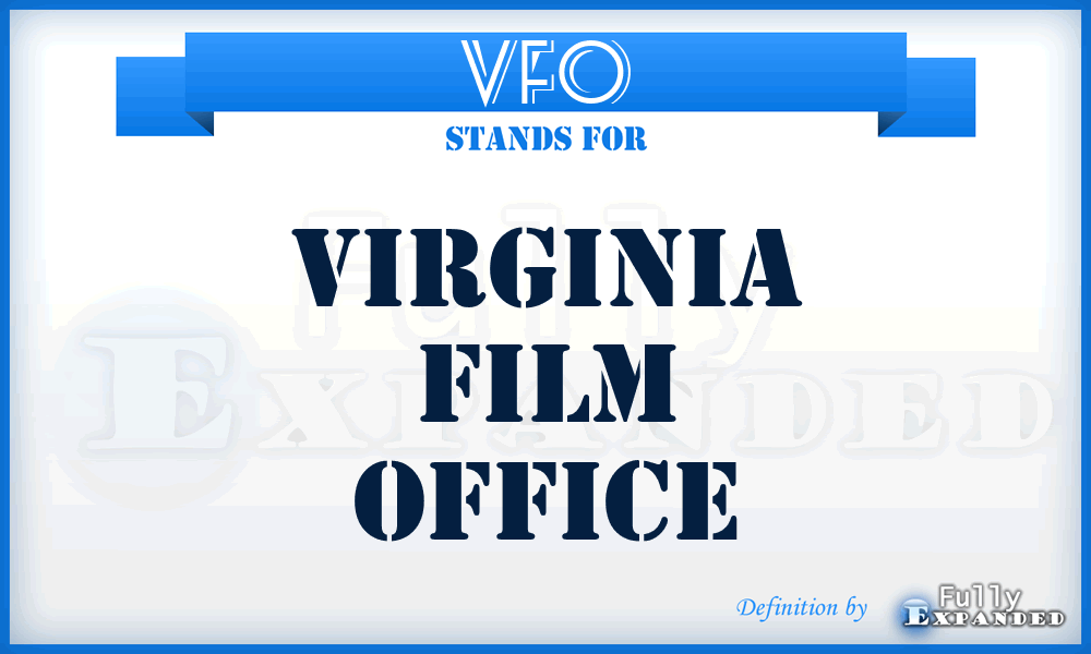 VFO - Virginia Film Office