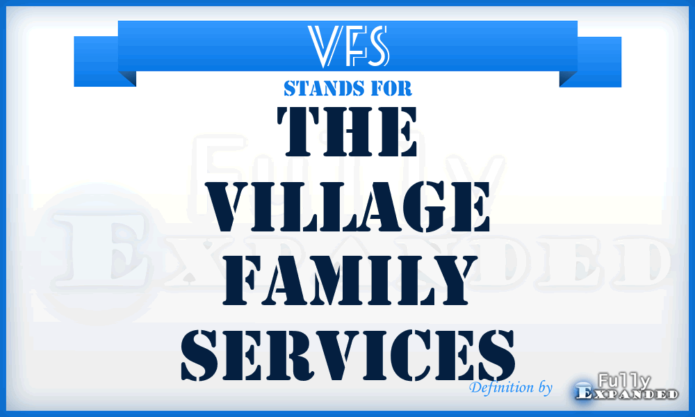 VFS - The Village Family Services