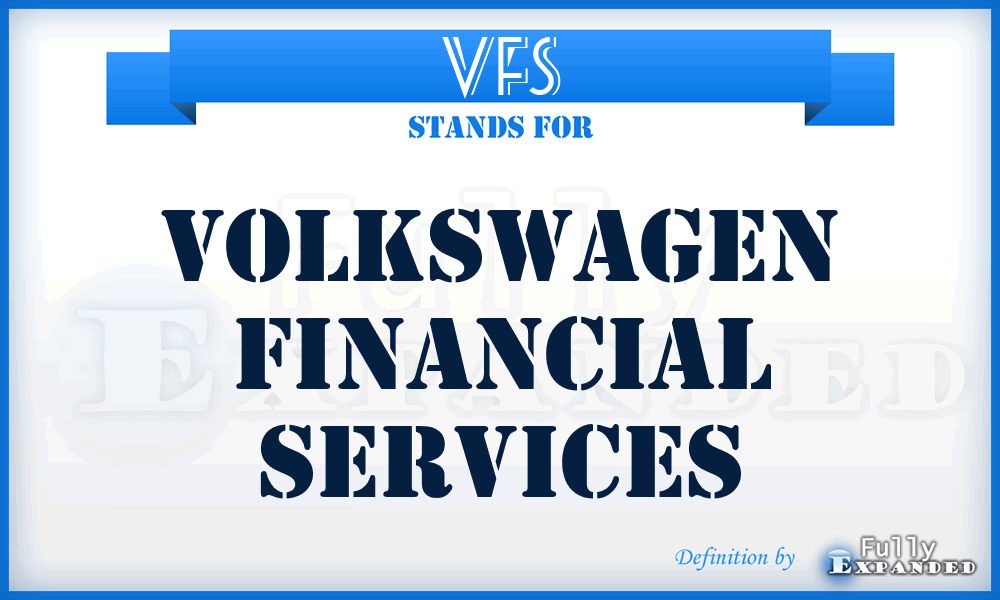 VFS - Volkswagen Financial Services